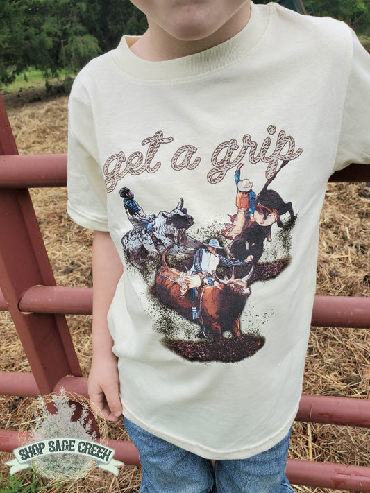 Get A Grip Children's Bullriding Tee