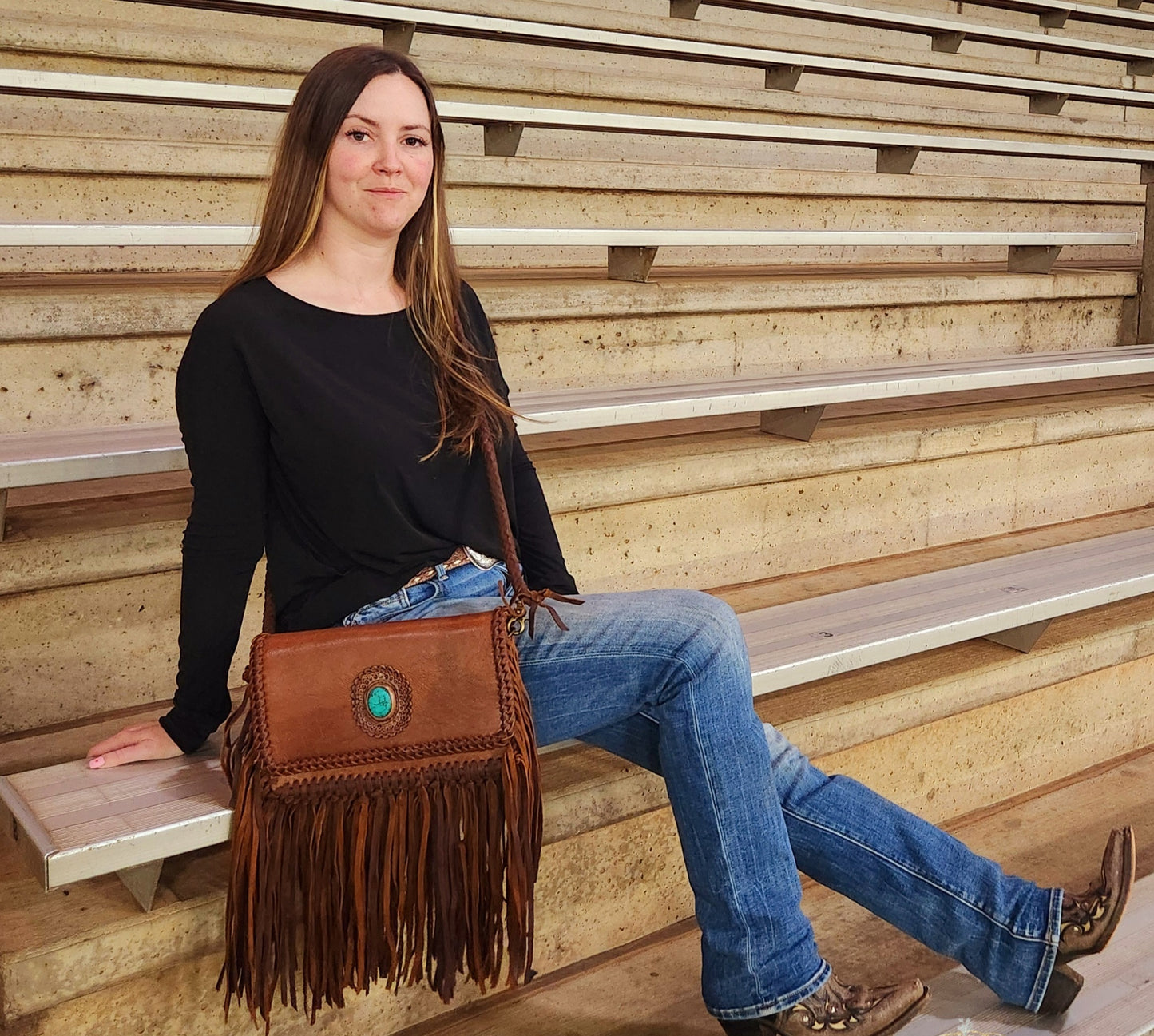 Black Dolman Sleeve Top