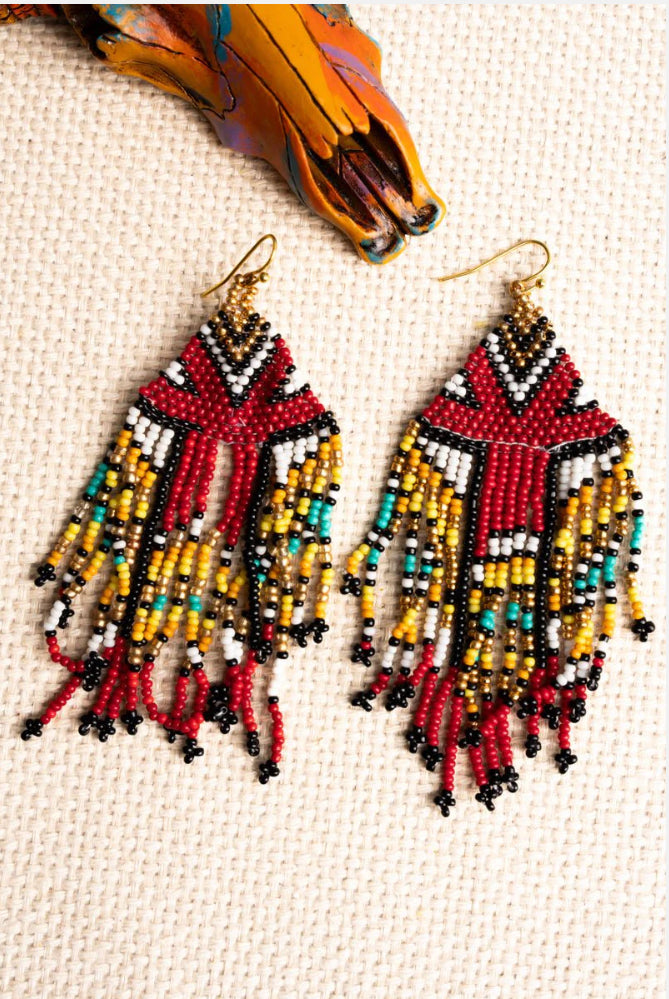Echo Canyon Seed Bead Earrings