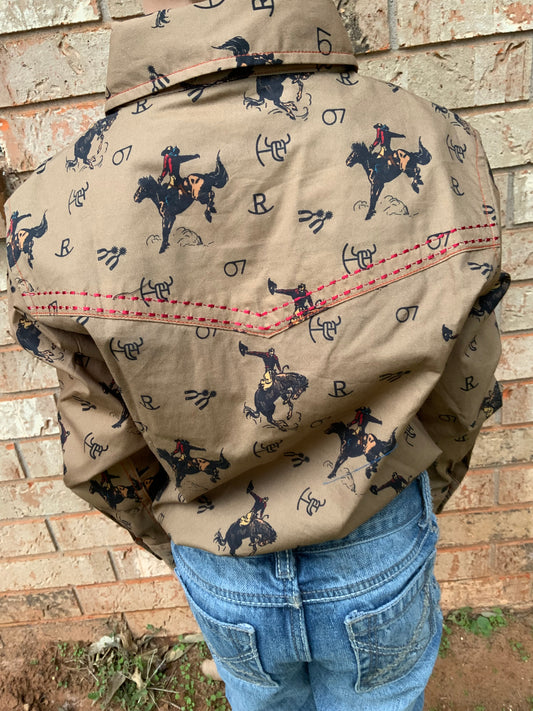 Vintage Bronc Button Up