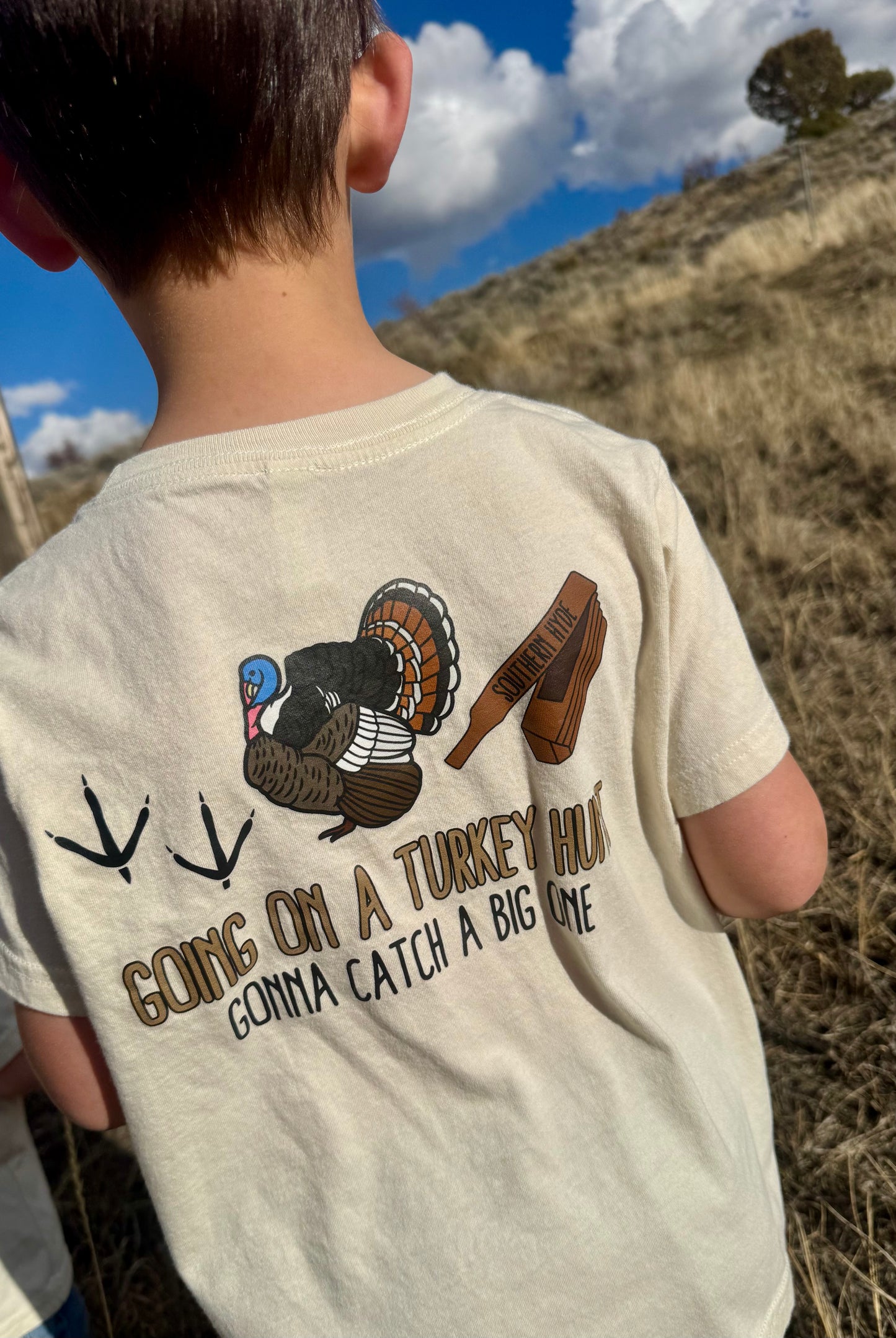 Going On A Turkey Hunt Children’s Tshirt