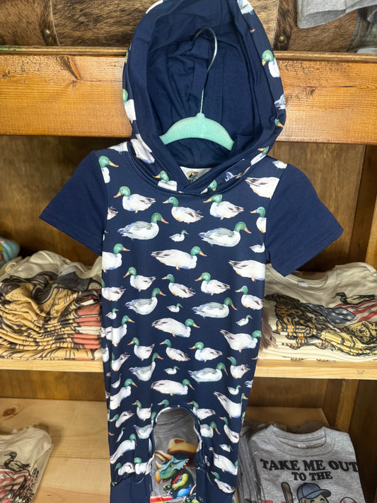Duck Hooded Romper