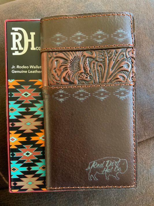 Red Dirt Junior Rodeo Wallet Tooled