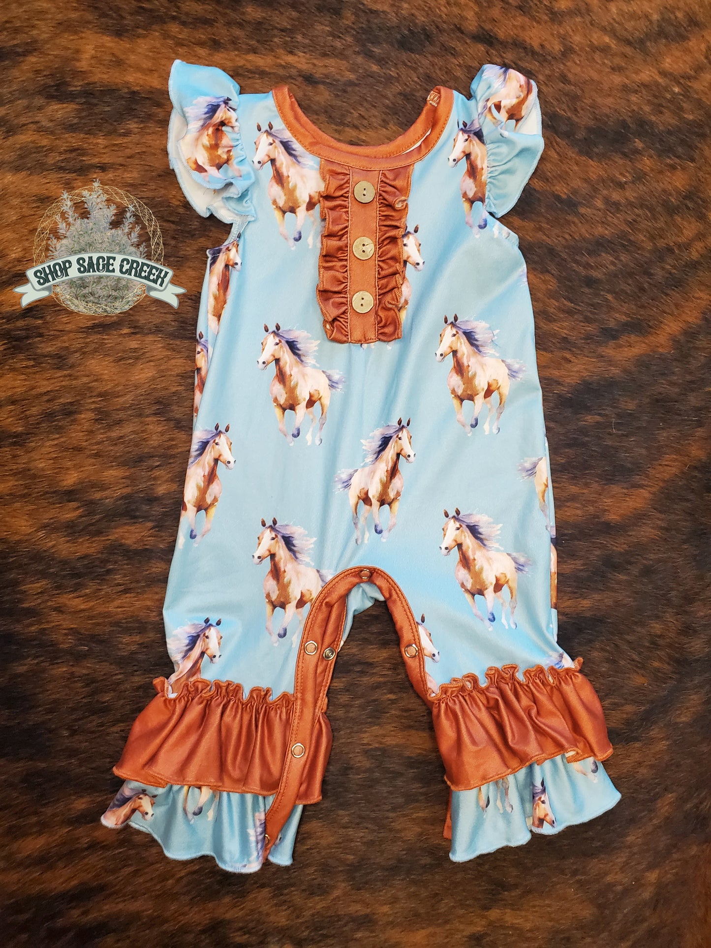 Baby western romper