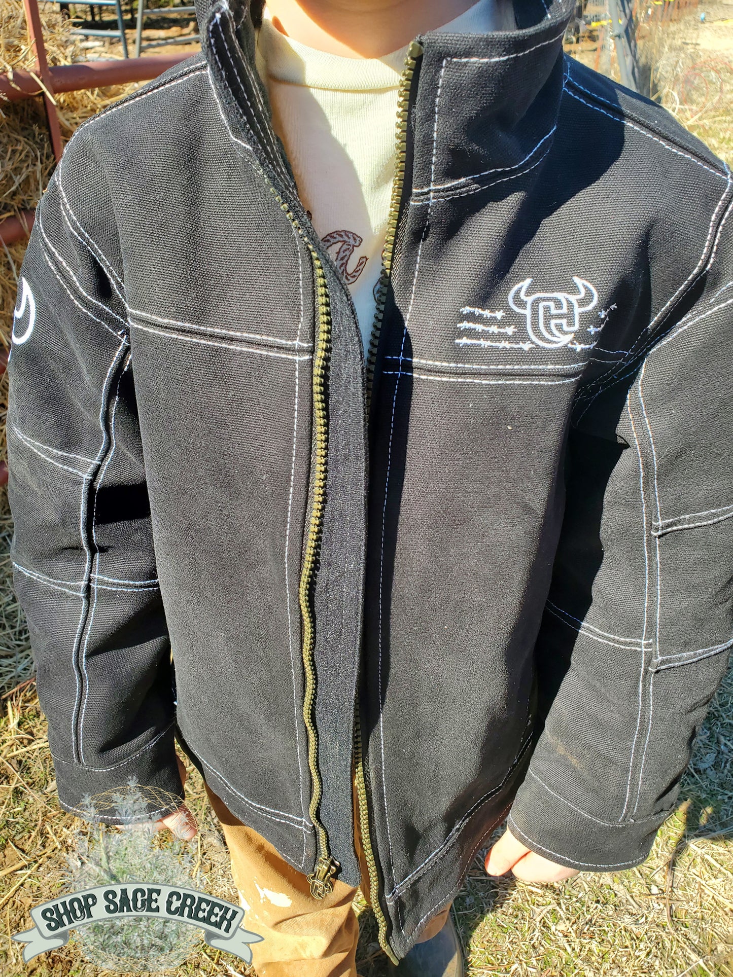 Black Canvas Woodsman Jacket