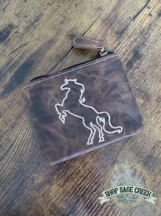 Giddy Up Leather Coin Purse