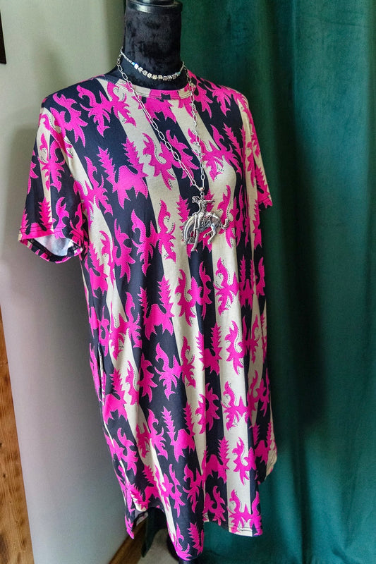 Kickin It Tshirt Dress with Pockets