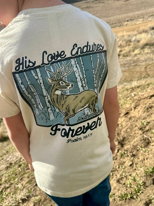 His Love Endures Forever Children’s Tshirt