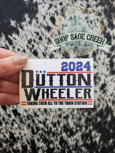 Dutton Wheeler 2024 Sticker