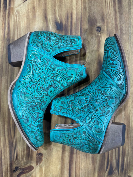 Sweet Summertime Teal Booties