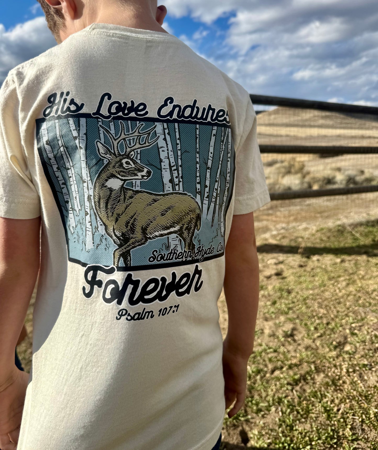 His Love Endures Forever Children’s Tshirt