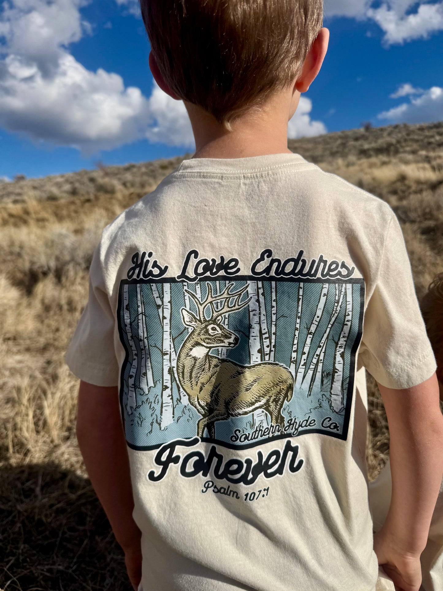 His Love Endures Forever Children’s Tshirt