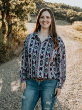 Load image into Gallery viewer, Punch of Lavender Women&#39;s Button Up Top