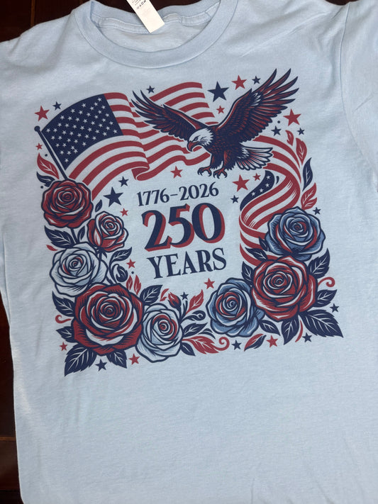 250 Years Adult Tshirt
