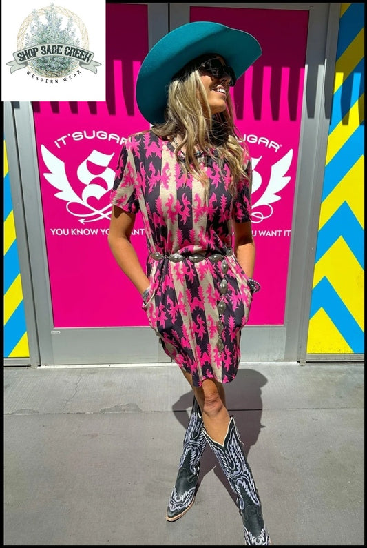 Kickin It Tshirt Dress with Pockets