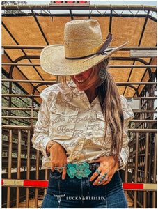 Roping Rodeo Button Up Shirt