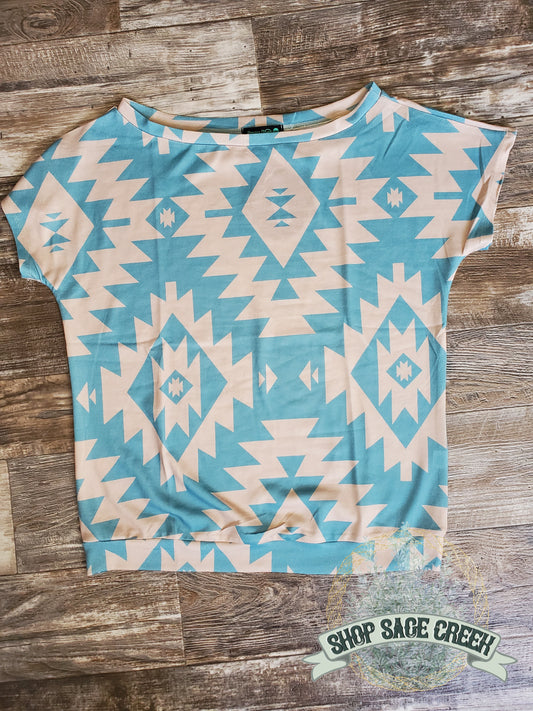 No Second Thoughts Top - Turquoise
