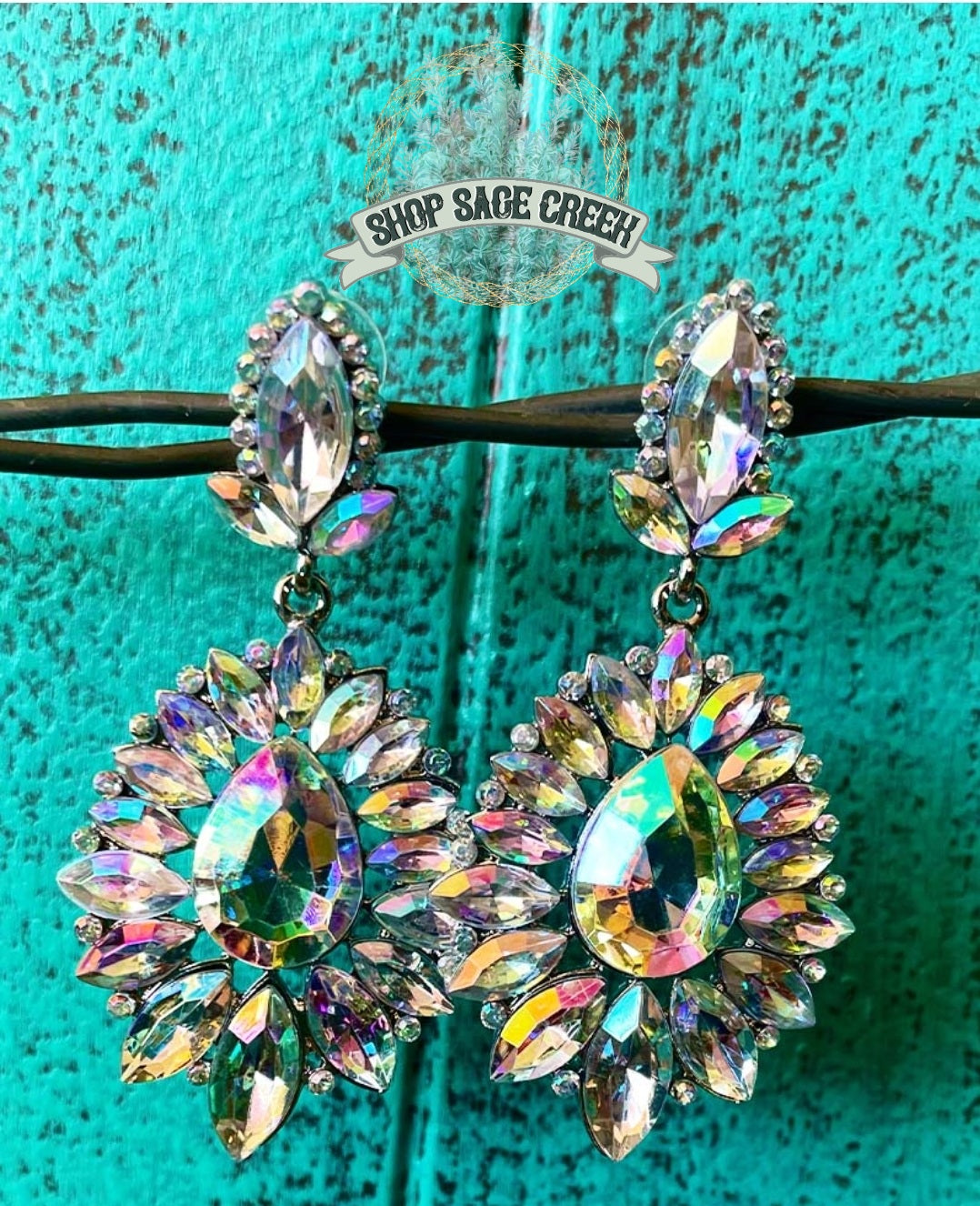 Crystal Rain Earrings